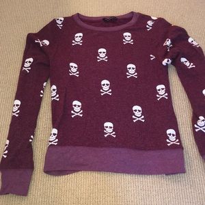 Wildfox Skull Pullover